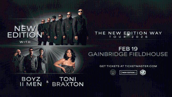 Tickets on sale for New Edition, Boyz II Men and Toni Braxton at Gainbridge 