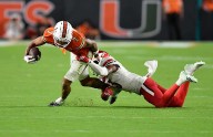 The Latest: Big waves are coming for the top 10 of the AP Top 25