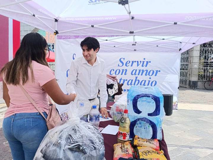 LA PAZ INSTALA MÓDULO RECEPTOR DE VÍVERES EN APOYO A DAMNIFICADOS DE HIDALGO