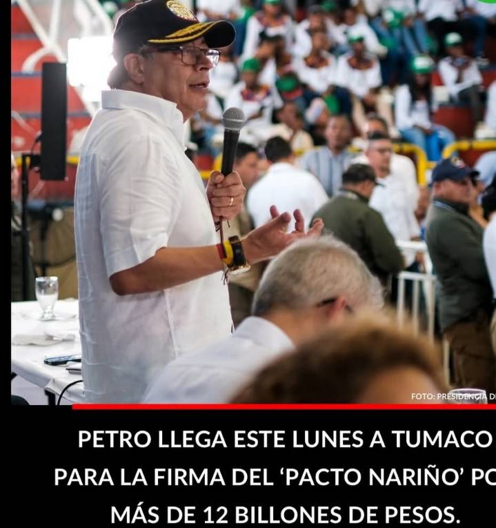 «Histórico Pacto Nariño: Presidente Petro Firma Acuerdo de Inversión por Más de 12 Billones de Pesos»
