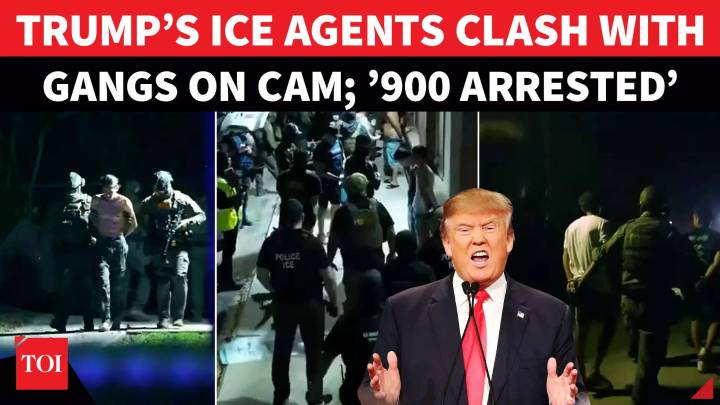 On Cam: ‘Gang Members’ Arrested In Major ICE Raid, Over 900 Nabbed In Less Than A Month