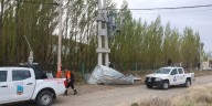 Vientos de 120 km/h, destrozos y sin clases: cómo se vivió al fuerte temporal de viento en Comodoro Rivadavia