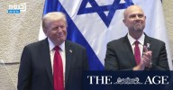 Trump receives standing ovation in Israeli Knesset