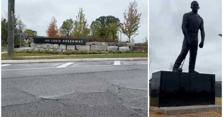 Detroit unveils new Joe Louis Greenway stretch, statue honoring boxing legend