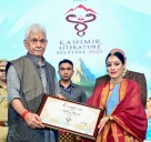 J&K LG Manoj Sinha inaugurates 2nd edition of Kashmir Literature Festival/ Pic