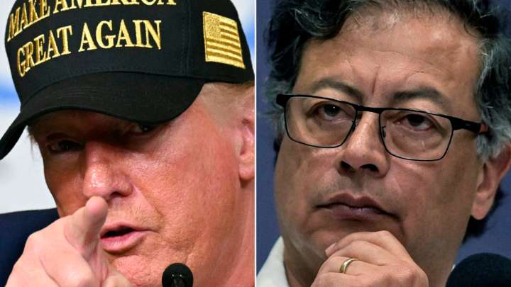 Trump suspende la ayuda a Colombia y acusa a Petro de ser "líder del narcotráfico"
