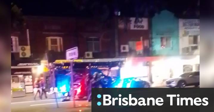 Alleged gunman at window of Croydon Park building