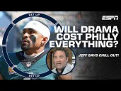Will ON-FIELD DRAMA cost the Eagles a SB repeat? 👀 'PUMP THE BRAKES!' 