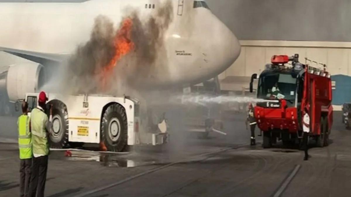 Fire erupts in Air India passenger bus at Delhi’s IGI Airport, no casualty reported
