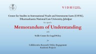 DNLU signs MoU with Vidhi Centre for Legal Policy