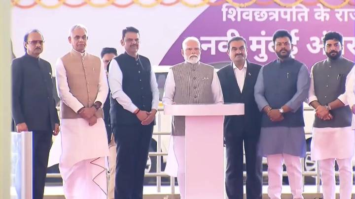 PM Modi inaugurates Phase 1 of Navi Mumbai International Airport