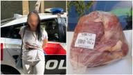 Intentó robar 1.3 kilos de matambre y la detuvo un empleado