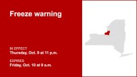 Freeze warning affecting Oswego County until Friday morning