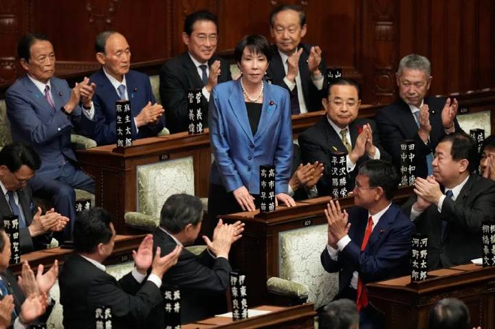 Japan’s parliament elects Sanae Takaichi as nation’s first female prime minister