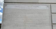 Allen County Courthouse cornerstone repaired after vandalism damage