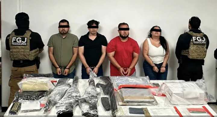 Cae "La Conta", presunta integrante del Cártel del Golfo por tráfico de armas y lavado de dinero