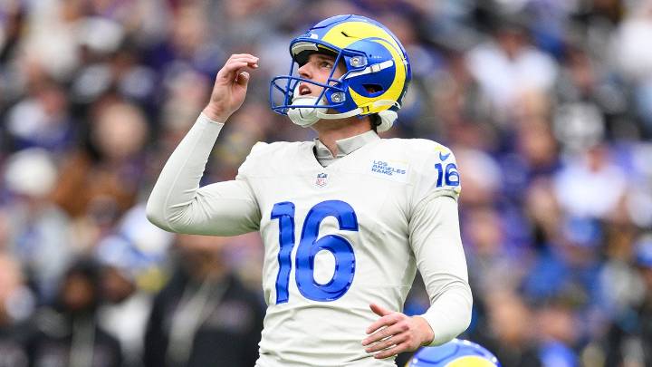 Rams' Joshua Karty goes viral for loud miss vs Ravens