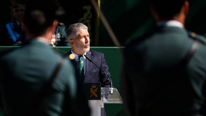 Marlaska utiliza los actos de la Guardia Civil para arremeter contra el PP: "Propaga odio y miedo"