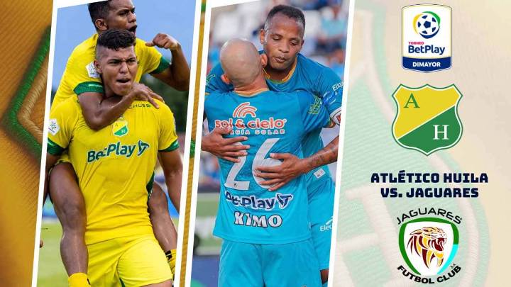 Dónde ver Atlético Huila vs Jaguares, cuadrangulares del Torneo BetPlay EN VIVO, TV y ONLINE