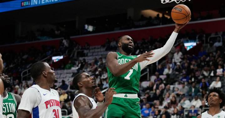 Cunningham helps Pistons overcome slow start, Brown's 41 points to top Celtics