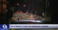 State Route 82 bridge over the Cuyahoga River Valley is now closed