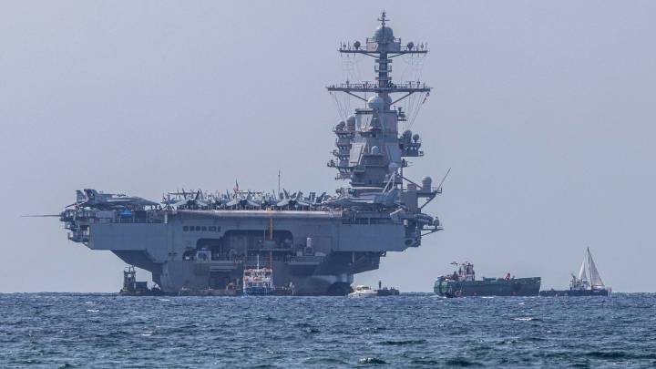 Estados Unidos ordenó despliegue del poderoso portaaviones USS Gerald R. Ford para combatir el narcotráfico en el Caribe