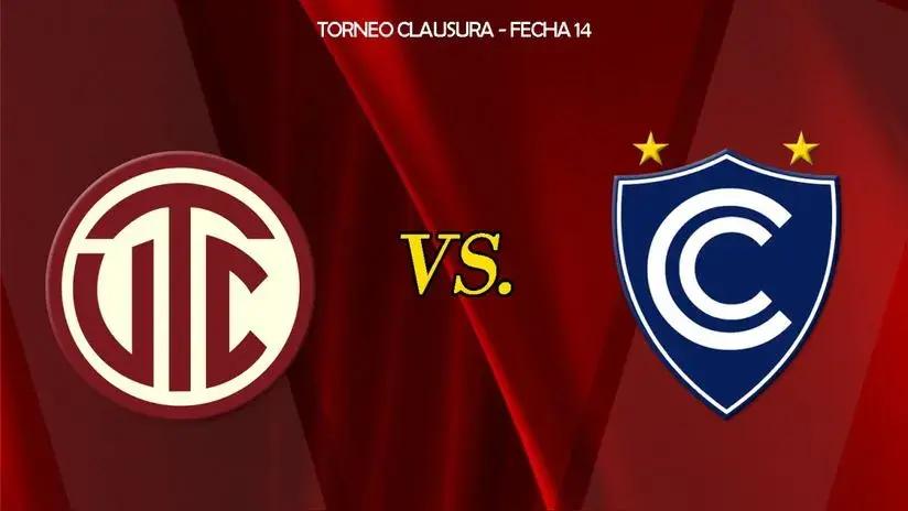 UTC vs Cienciano EN VIVO: ¿a qué hora juegan y dónde ver la fecha 14 del Torneo Clausura 2025?