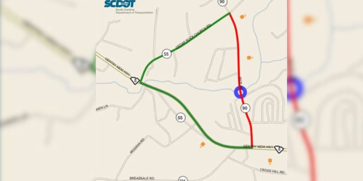 SCDOT closes Pickens County bridge for unknown timeframe; detours listed