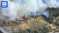 Emergency warning issued as bushfire threatens properties at Coutts Crossing