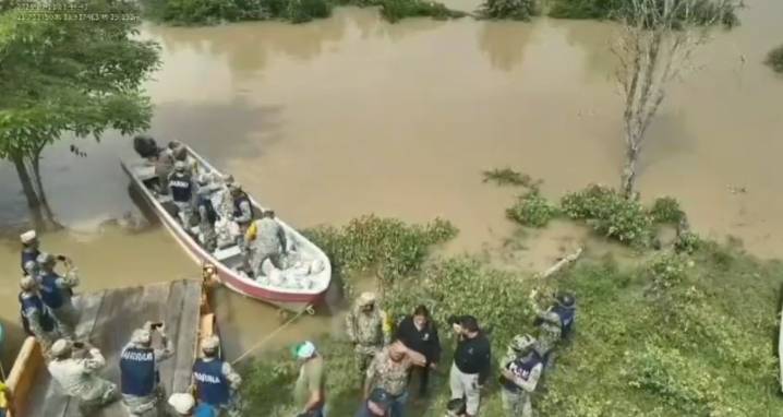 Cero pérdida de vidas humanas por las lluvias  en la Huasteca