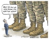 Cartoon: The 'warrior ethos'