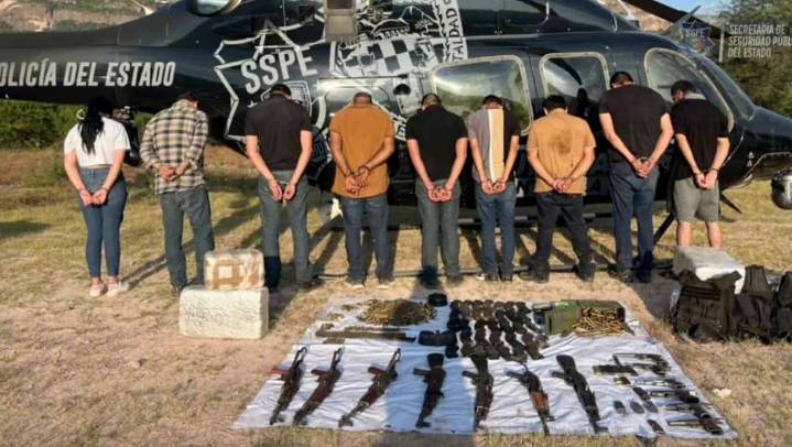 Caen 9 integrantes de «La Línea» tras emboscada a caravana de policías estatales