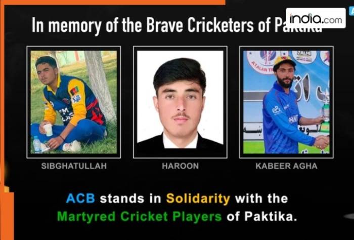 3 cricketers killed by Pakistan in airstrikes on Afghanistan, ACB issues…
