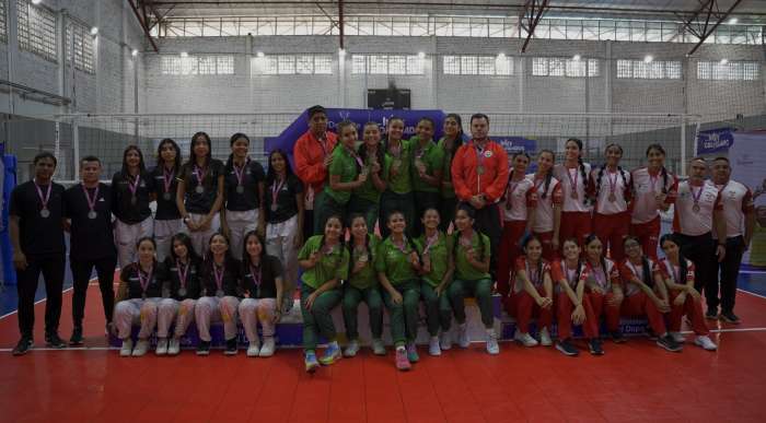 El Voleibol juvenil ya definió a sus campeones en la fase final de los Juegos Intercolegiados 2025