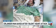 Erlanger man saved after "silent" heart attack