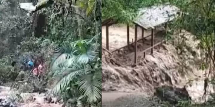 Terror en las cataratas de Gocta en Amazonas: 15 turistas fueron rescatados tras quedar atrapados en medio de la activación de una quebrada