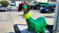 Beloved Brentwood dinosaur stolen, loaded into pickup truck
