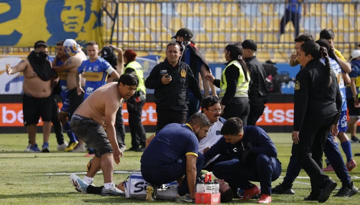 Ignacio González de Everton sufrió conmoción cerebral y fracturas tras choque con Zampedri