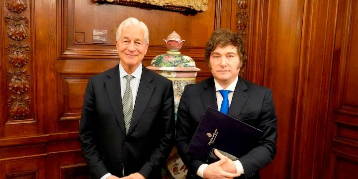 Javier Milei se reunió con el CEO de JP Morgan a dos días de las elecciones