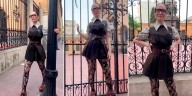 Un look audaz en un sitio histórico de Buenos Aires: Natalia Oreiro deslumbró en el estreno de su nueva película