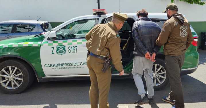 Detienen a joven de 21 años en Chillán Viejo acusado de seguidilla de robos