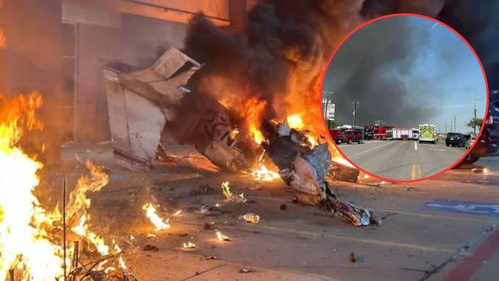 Cae avioneta en alrededores del aeródromo en Texas; dos fallecidos