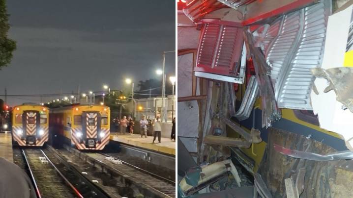 Chocaron dos trenes de la línea Urquiza y hay al menos 4 heridos