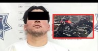 Motociclista detenido con navaja y orden de aprehensión por robo