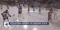 Great opening weekend for Augustana Hockey team at MIDCO Arena against #15 Arizona State