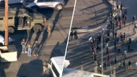 Crowd clashes with federal agents in Oxnard neighborhood