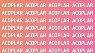 Acertijo visual: solo las personas inteligentes encuentran la palabra ‘Acopiar’ en sólo 5 segundos