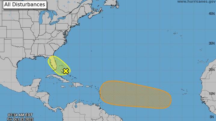 Will tropical disturbance off Florida affect your weekend plans?