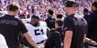 Saints’ Young and Ruiz out against Giants. Hill and Moreau back at practice