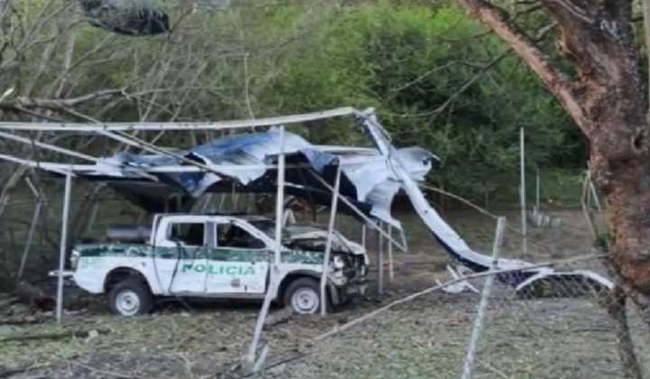 Atentado con carro bomba en Cauca dejó tres policías heridos en El Patía -